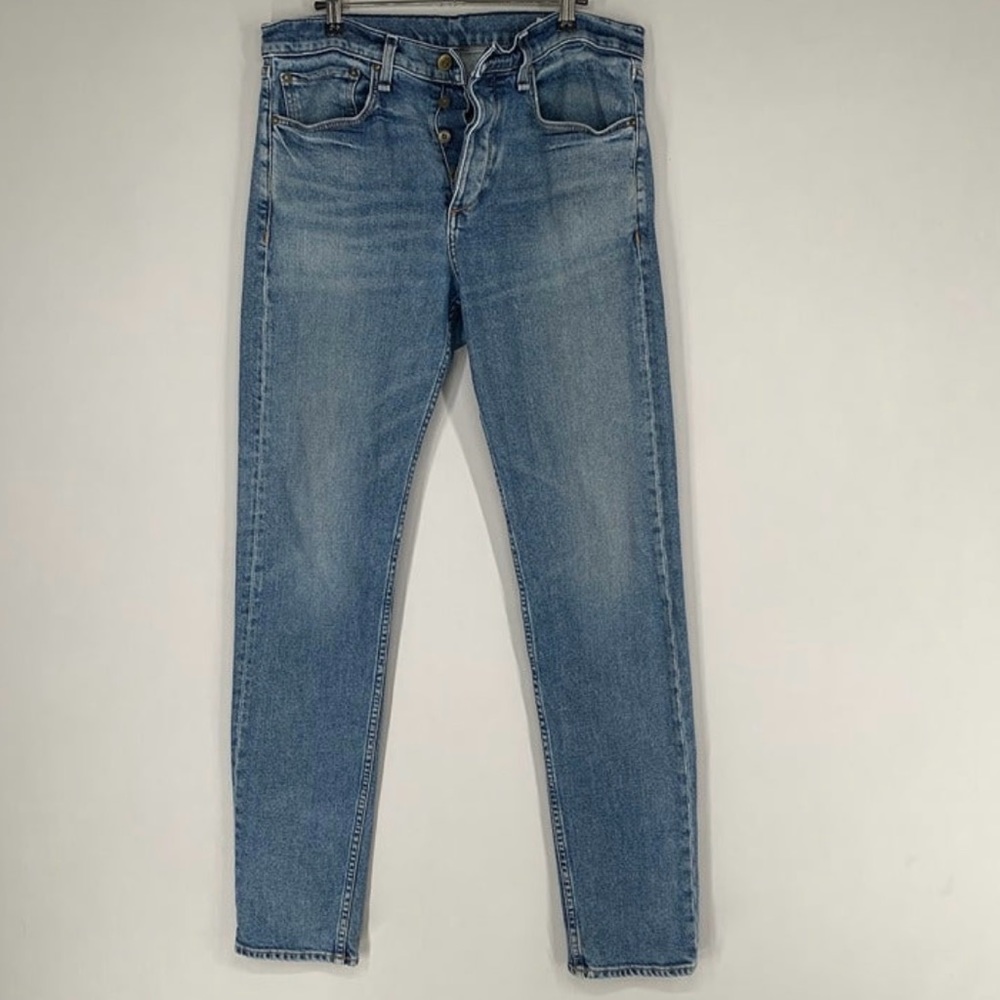 Rag & Bone - Fit 2, Size 33 - Blue Denim - Slim - Button Fly